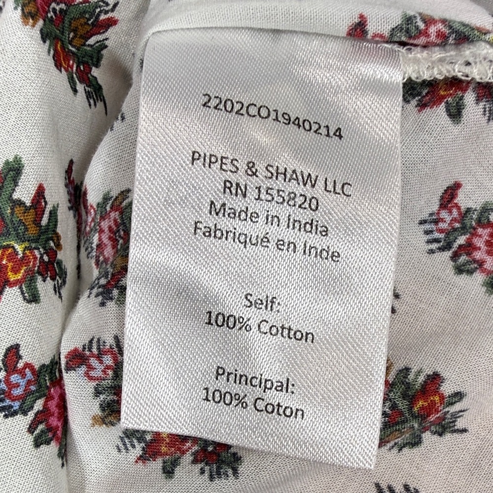 Veronica Beard Alivia Floral‎ Poplin Blouse - Picture 9 of 11